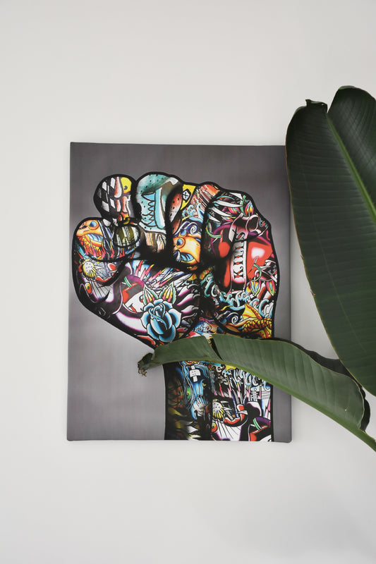 Fist Of Power Canvas