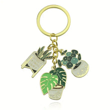 Load image into Gallery viewer, Plant key ring