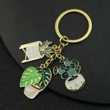 Load image into Gallery viewer, Plant key ring