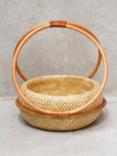 Load image into Gallery viewer, Large Rattan Basket