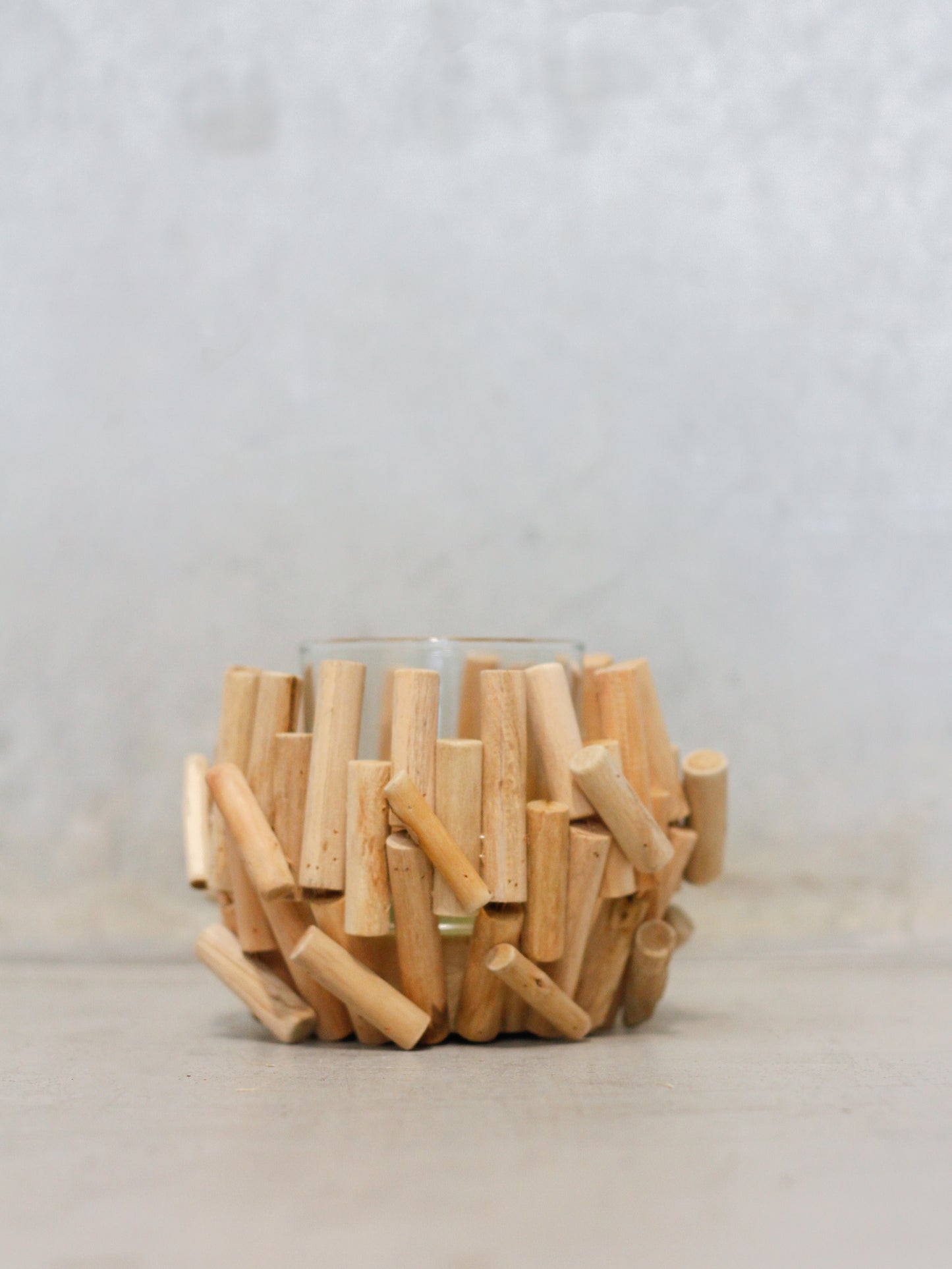 Nordic wooden mini vase