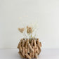 Nordic wooden mini vase